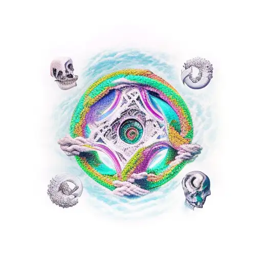 Symbolic Representation Of The Cycle Of Life And Death Un Mithologic Nordic