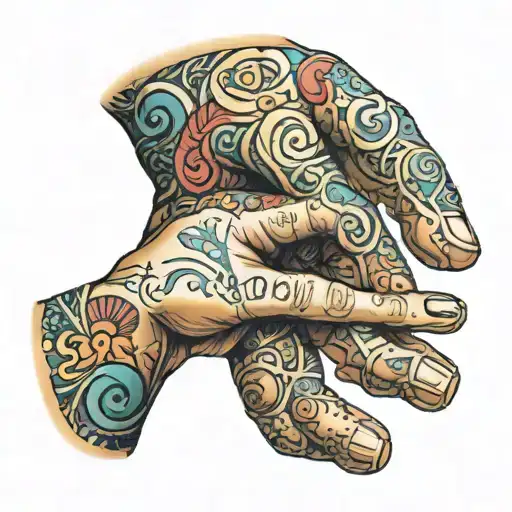 Father And Son Only Hand