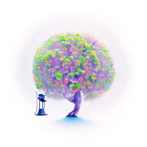 A Money Tree Growing Musical Instruments Instead Of Leaves