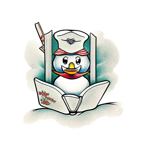 Rubber Duck Reading A Book