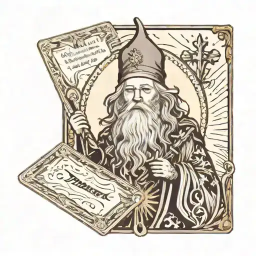 Dumbledore Tarot Card