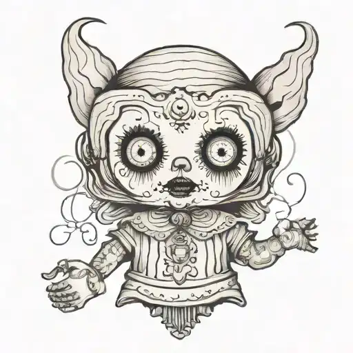 A Creepy Doll Inspired By Horror Movies