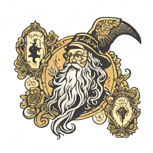 Dumbledore Tarot Card