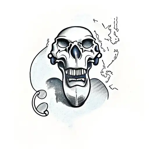 Australopithecus Skull With Big Lower Jaw 45 Degree Angle To A Side