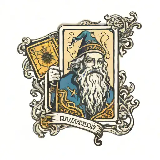 Dumbledore Tarot Card