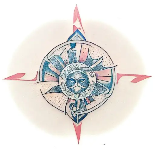 Triskelion With Sun