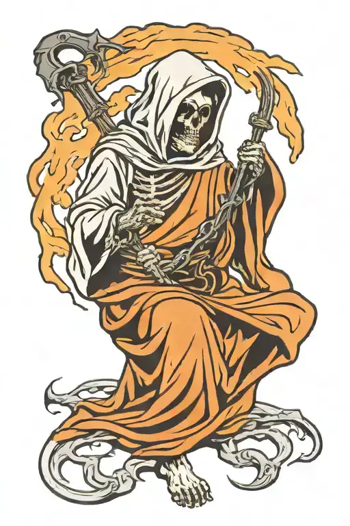 Grim Reaper In A Snuggie