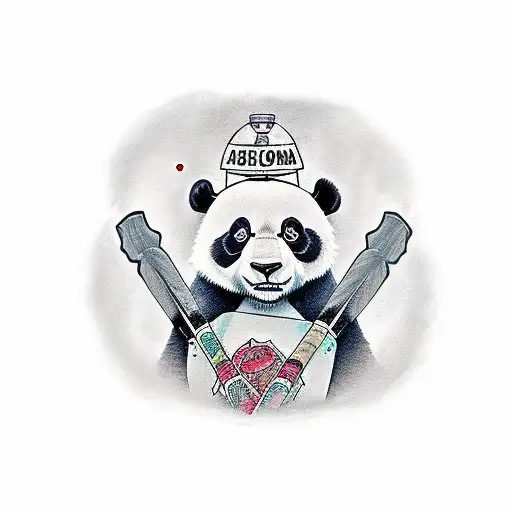 Panda With A Axe