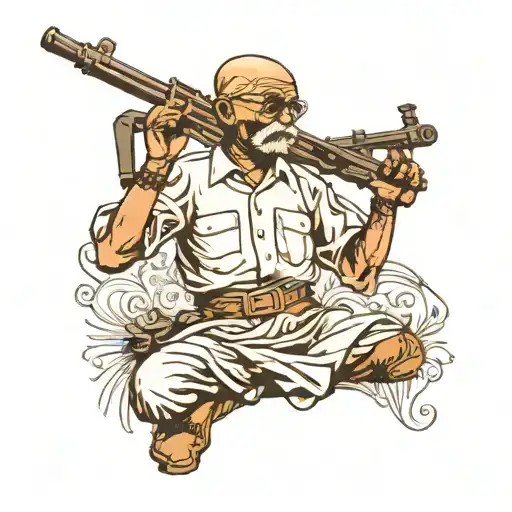 Ghandi Machine Gun