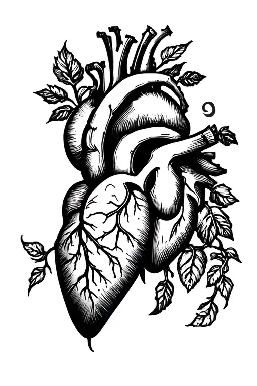 Heart Surgery Survivor Male Abstract Representation New Growth Second Chance Reborn