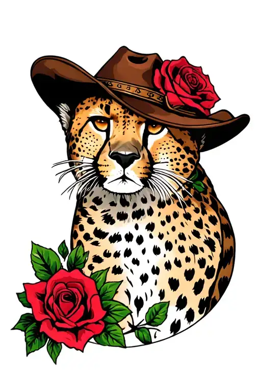 Rose Cheetah Cowboy