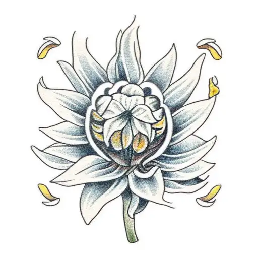 Sunflower Daffodil Larkspur