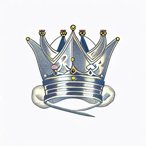 Queen's Crown With Sword