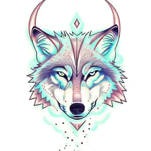 Wolf Walking In Spruce Forest