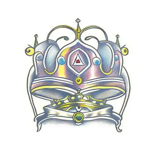 A Crown With The Date 30Th April 1974 Underneath