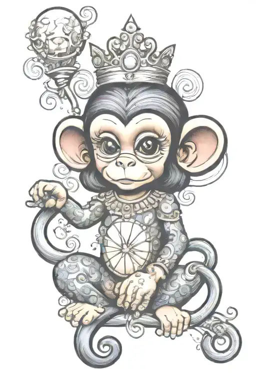 Princess Monkey Bubbles