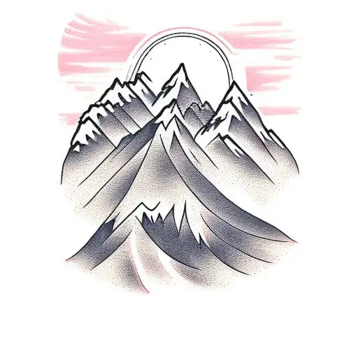 Mountain With Skis