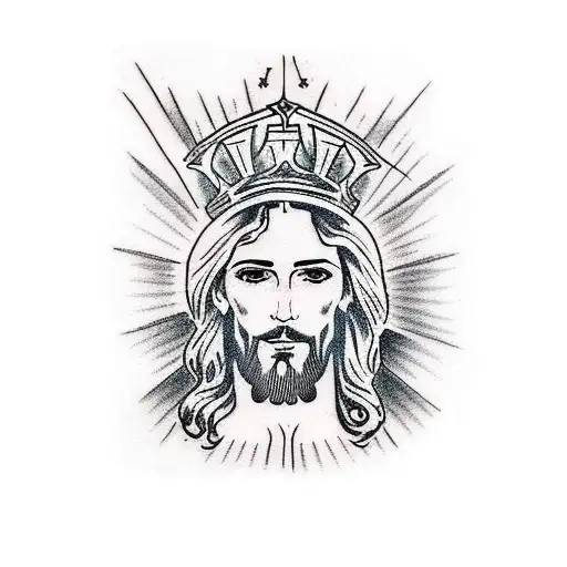 Jesus With A Crown