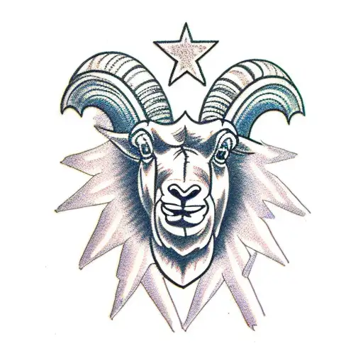 Ram With A Star Tail