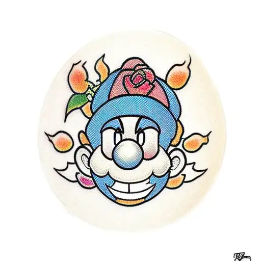 Mario Bomb With Roses
