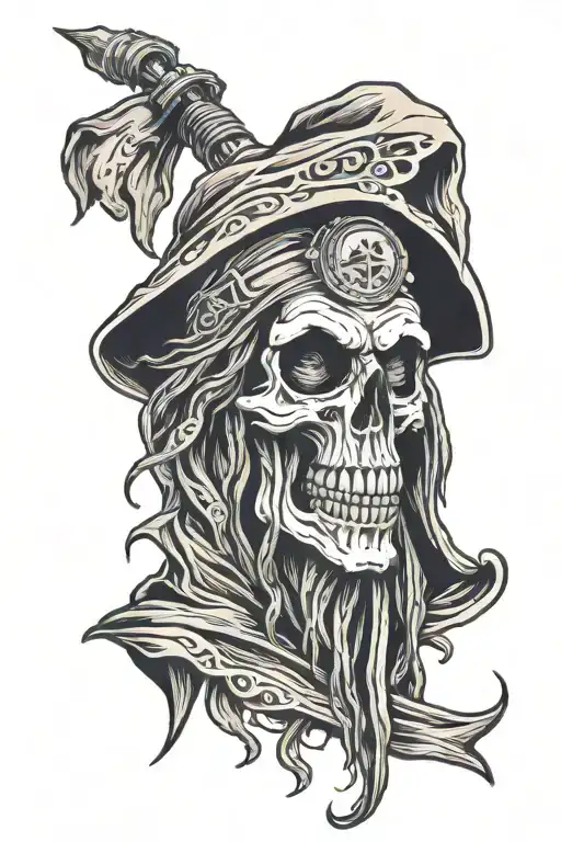 Grim Reaper With Dreads