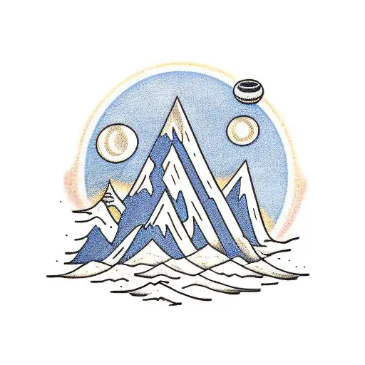 Mountain And The Number 68