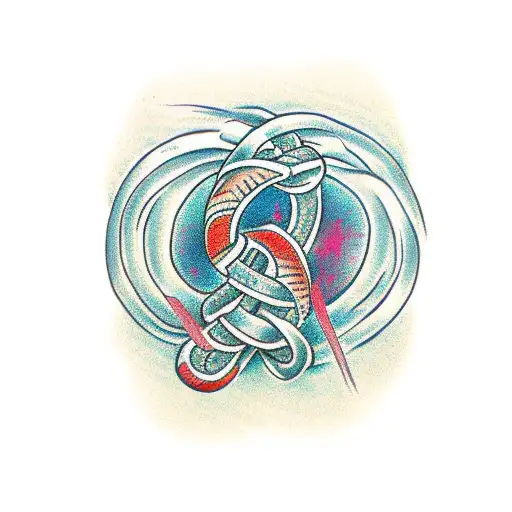 Infinity Knot Redwood Tree Roots