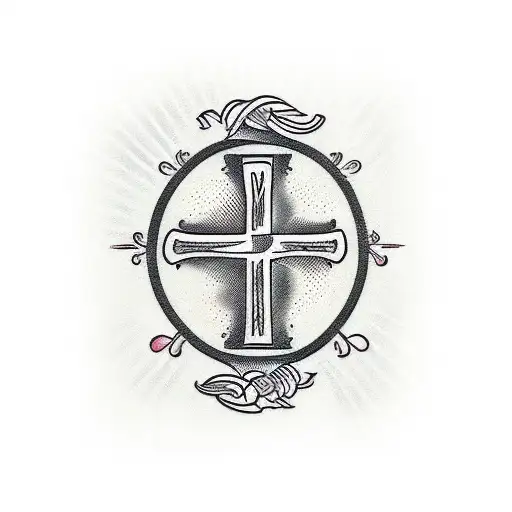 Cursive Bible Verses That Form A Cross Or Cover A Cross