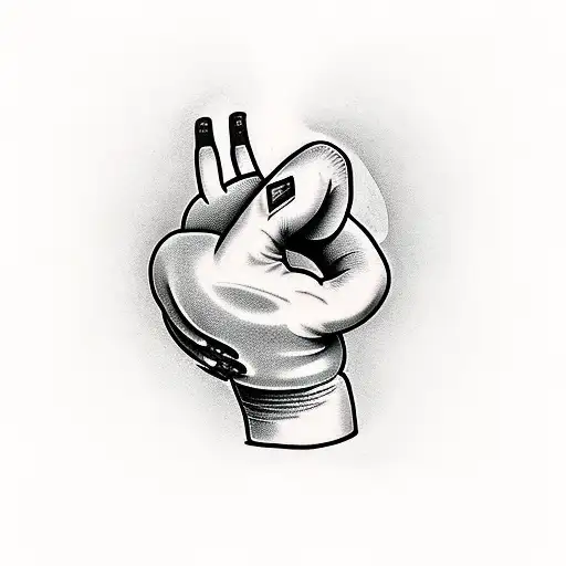 Heart And Iside Of It A Big Black Hand Reaching For A Smaller White Hand But Not Touching