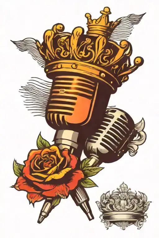 Microphone With A Crown