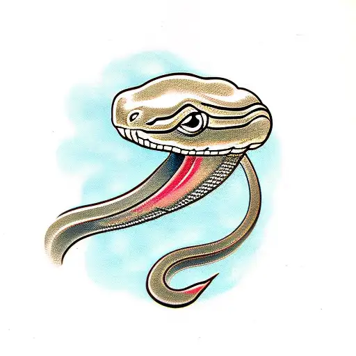 Snake With Hazel Eyes