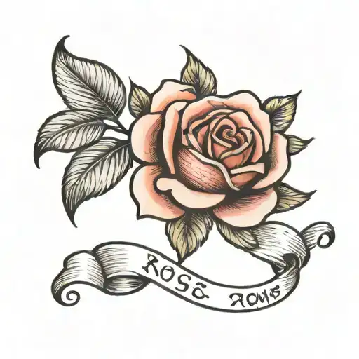 Rose With Kids Names Incorporated