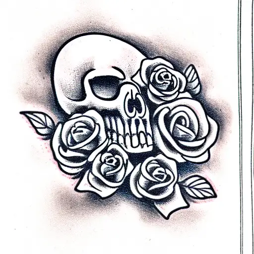 Skull And Roses