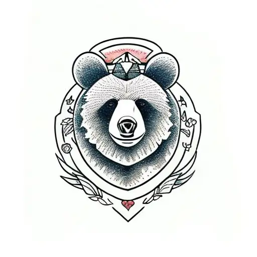 Bear In Woods By The Ocean