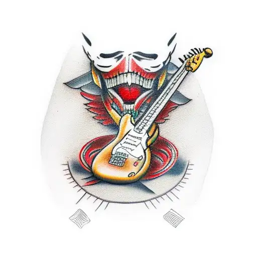 Guitar Fender Red Fly