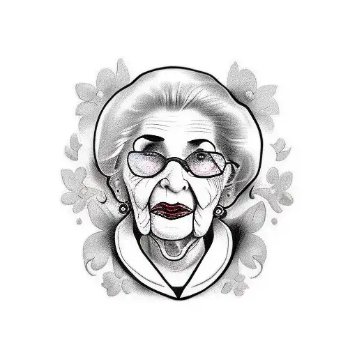 An Elderly Woman From The Roman Ciociaria Dressed In Traditional Clothes