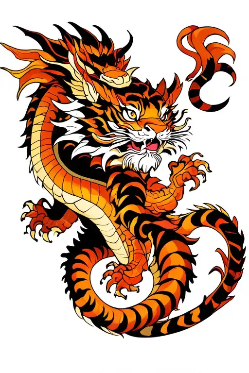 Dragon And Tiger In Conjunction