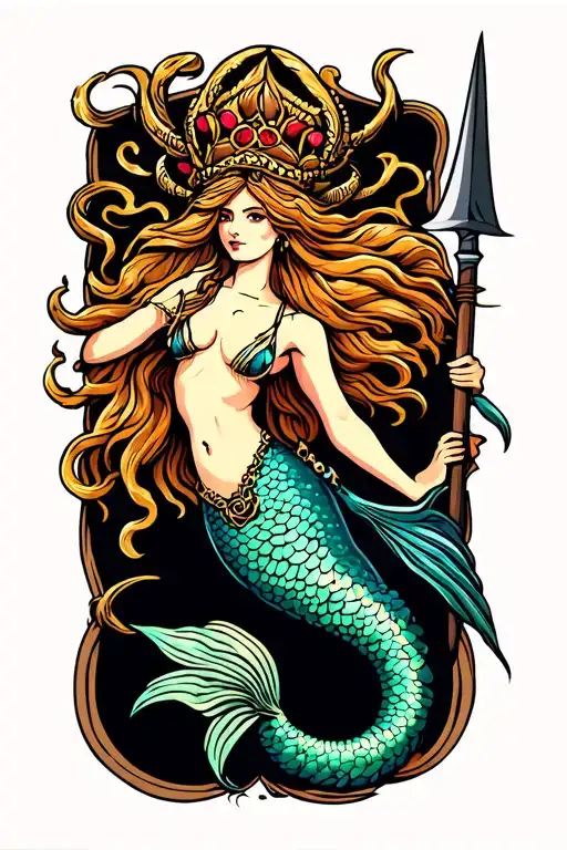 Sirena With An Harpoon