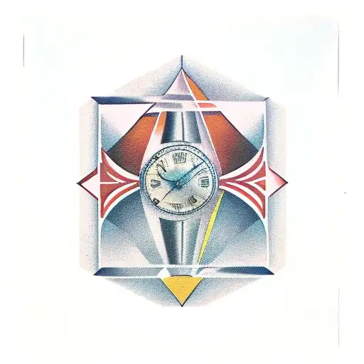 Linear Hourglass With Dates 1958 And 1961
