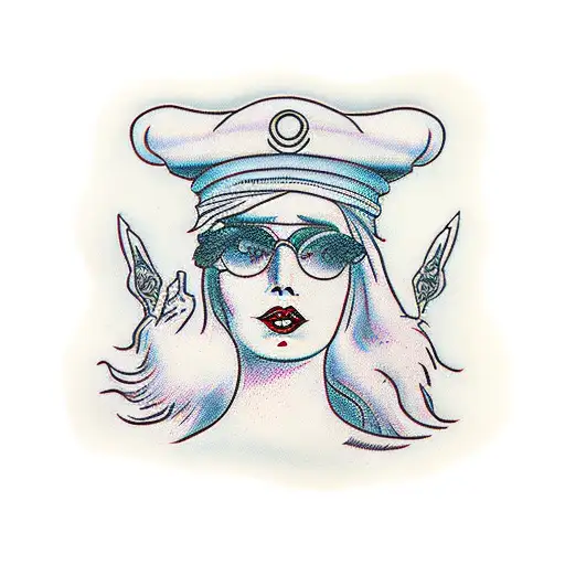 Anarcofeminist Woman And Dog