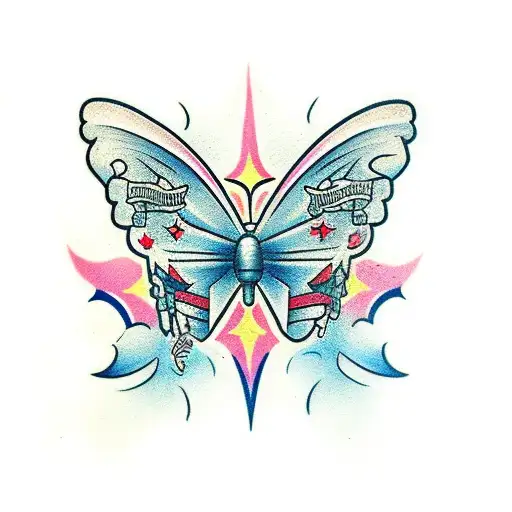 Buttefly With Machine Gun