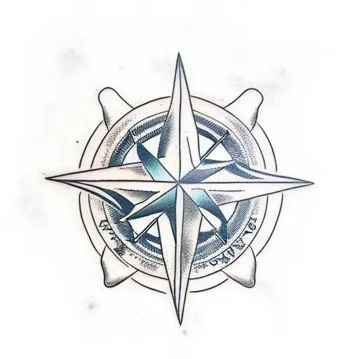 Wind Rose And Anchor