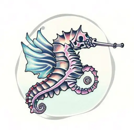 Skeleton Seahorse