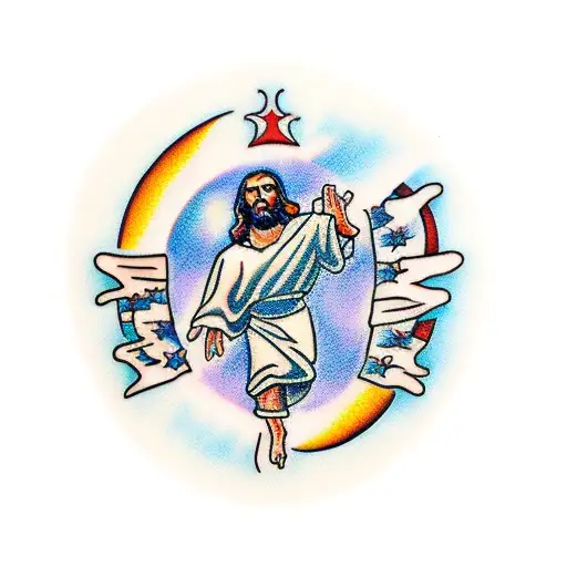 Jesus On The Moon