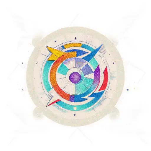 Colourful Infinify Symbol For Man