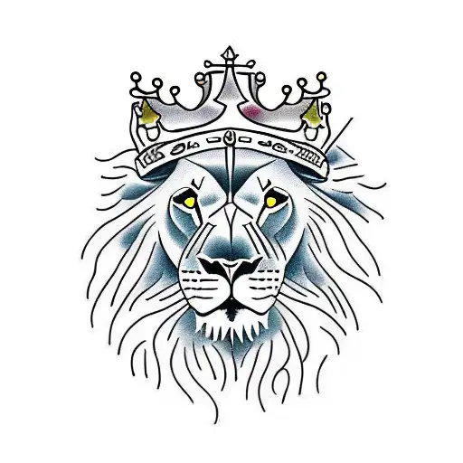 Lion With Crown Neck