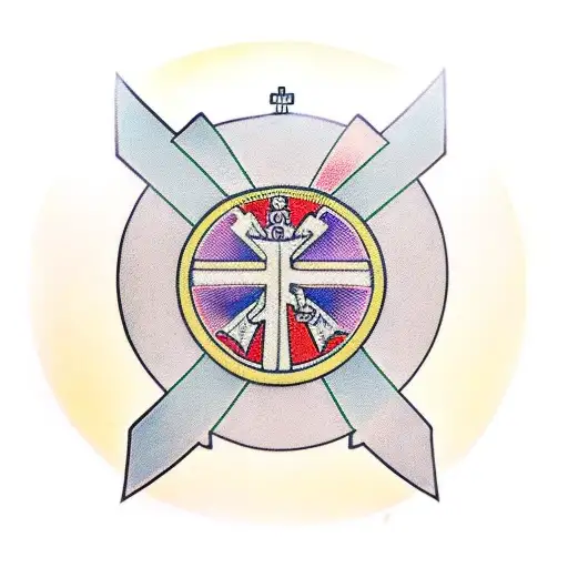 Croix De La Lorraine Avec Croix De Jesus