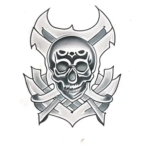 Skull With Cross Bones
