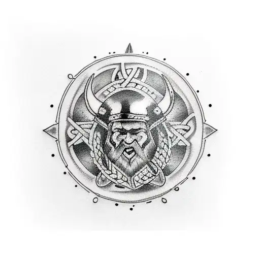 Viking Traditional Lower Arm Black Ink