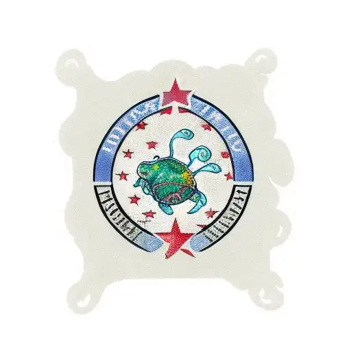 Puerto Rican Flag Sea Turtle Frog